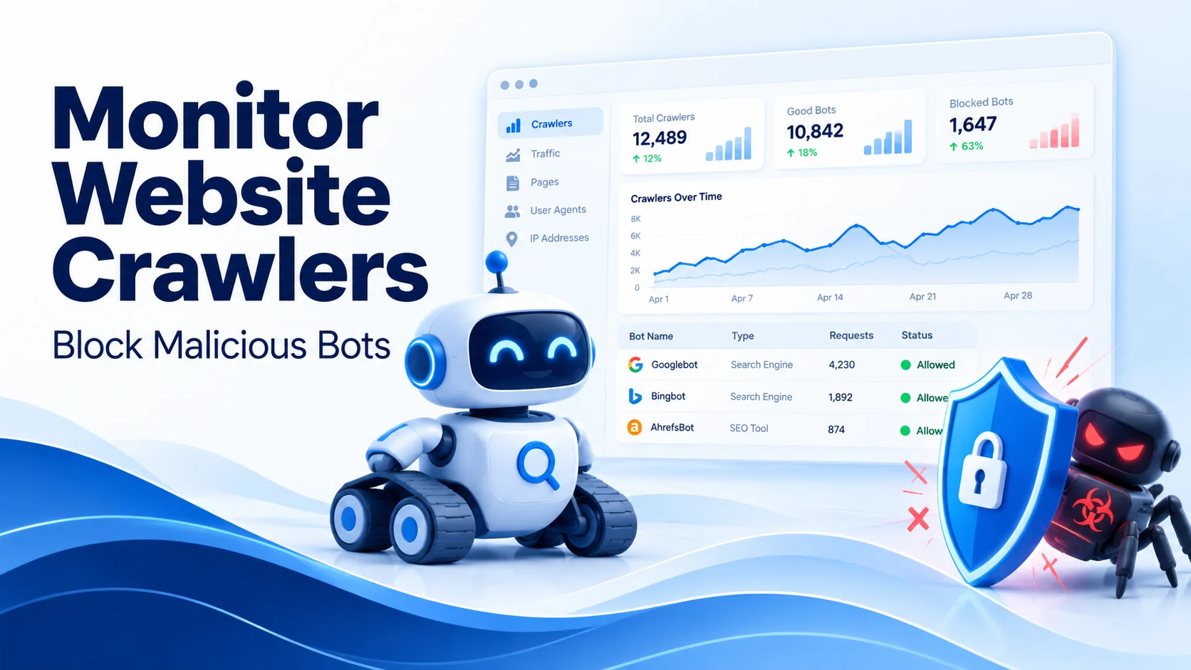 How to Track Search Engine Bots and Block Malicious Crawlers in WordPress (Step by Step)