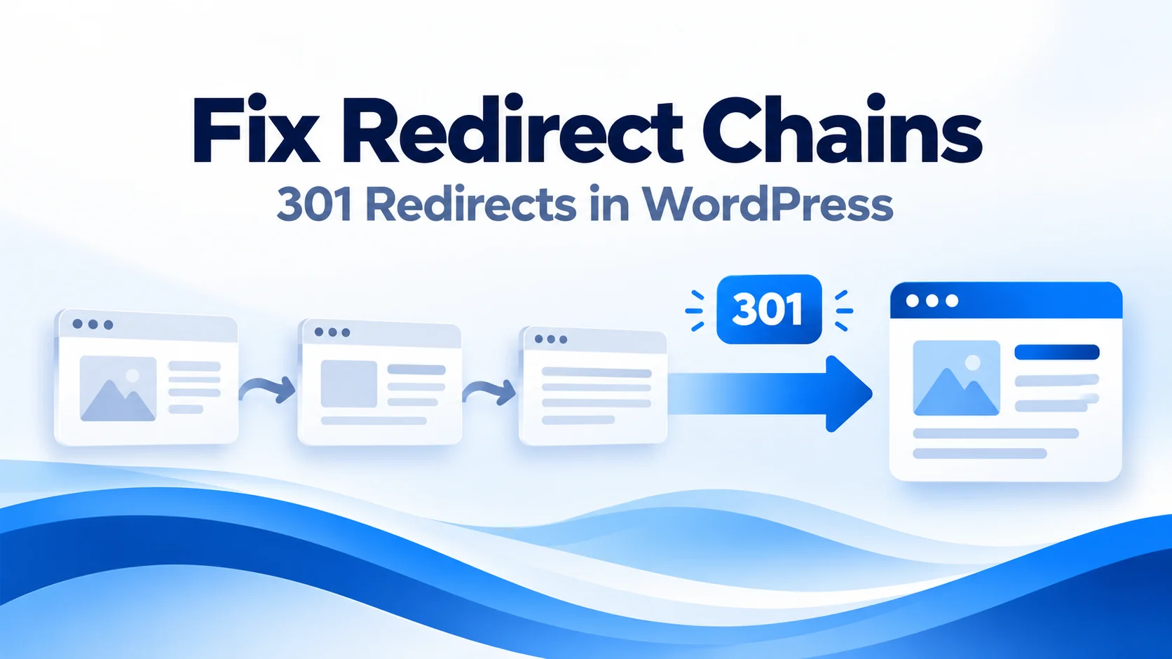 How to Set Up 301 Redirects and Fix Redirect Chains in WordPress (Step by Step)