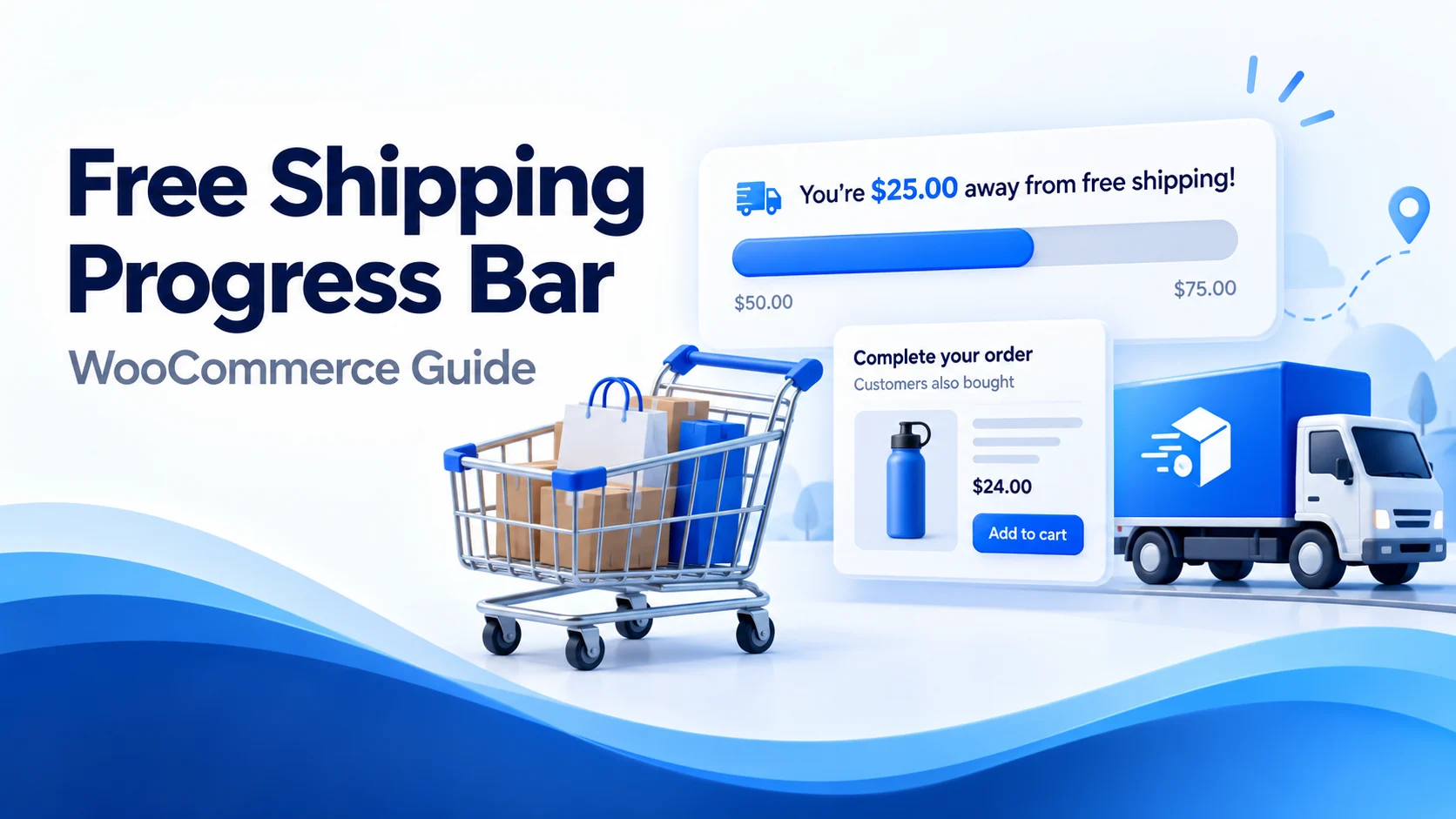 How to Add a Smart Free Shipping Progress Bar with Gap-Filling Upsells in WooCommerce (Step by Step)