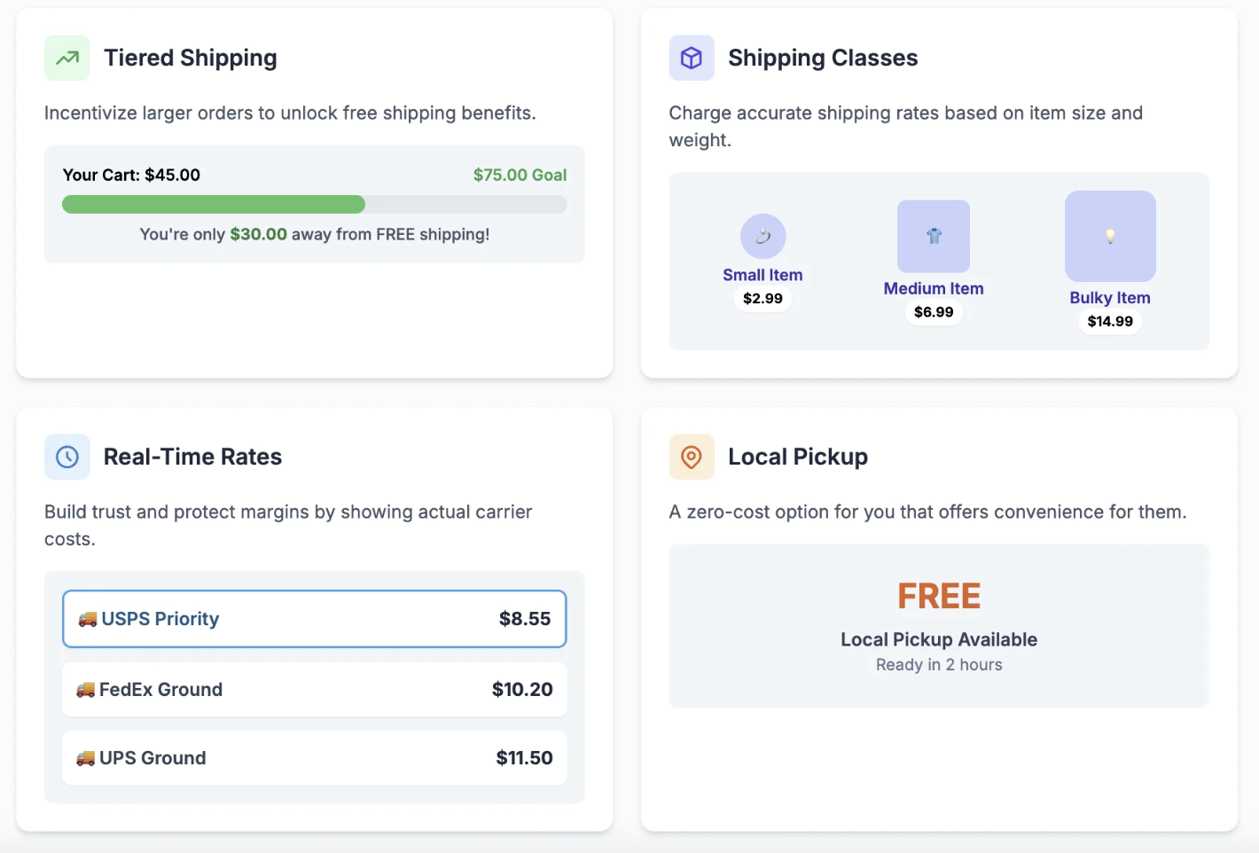 Smart shipping Example