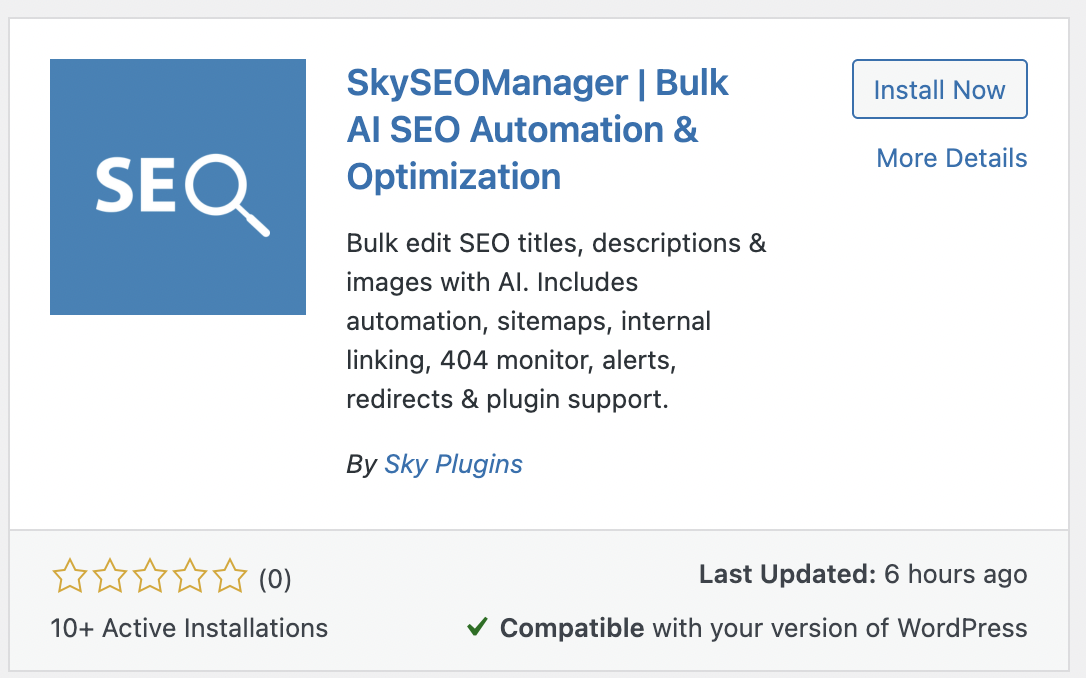 SkySEOmanager Listing