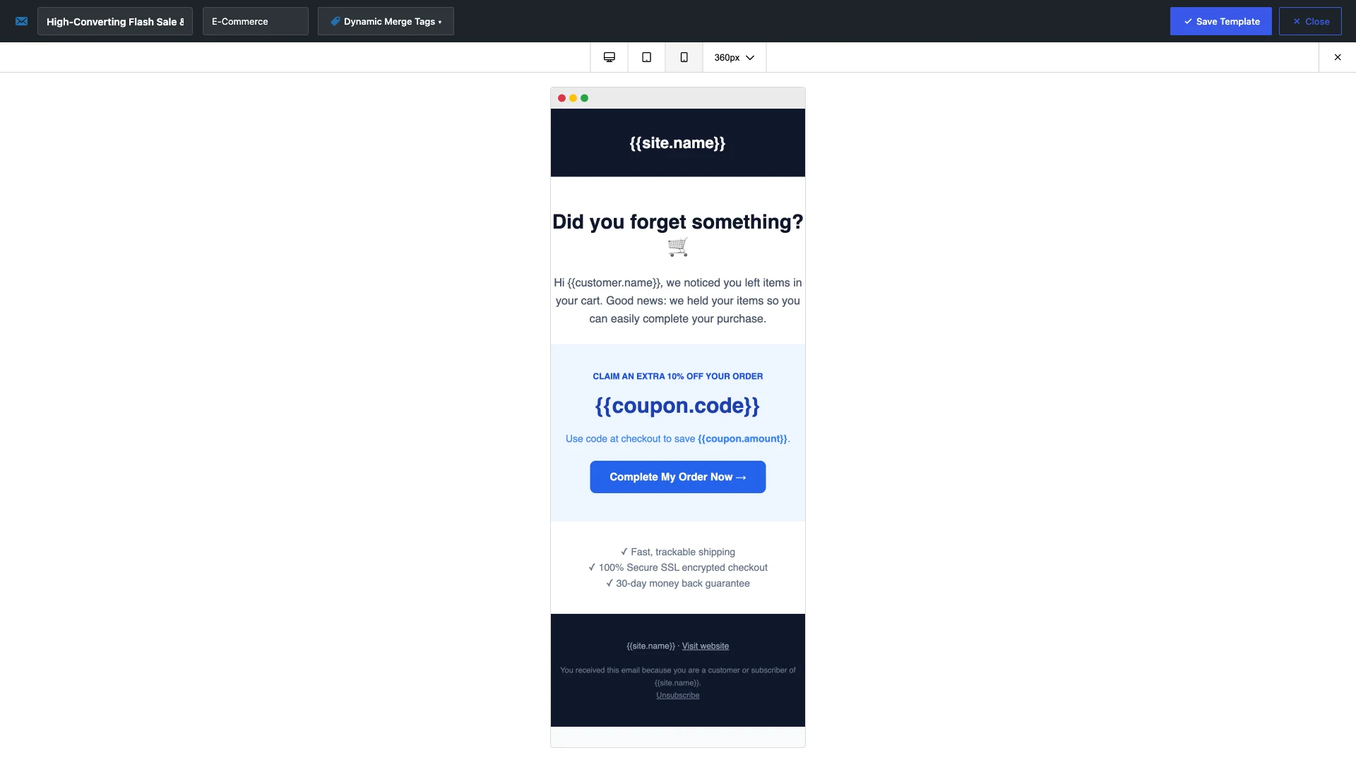 Responsive Mobile and Desktop Preview